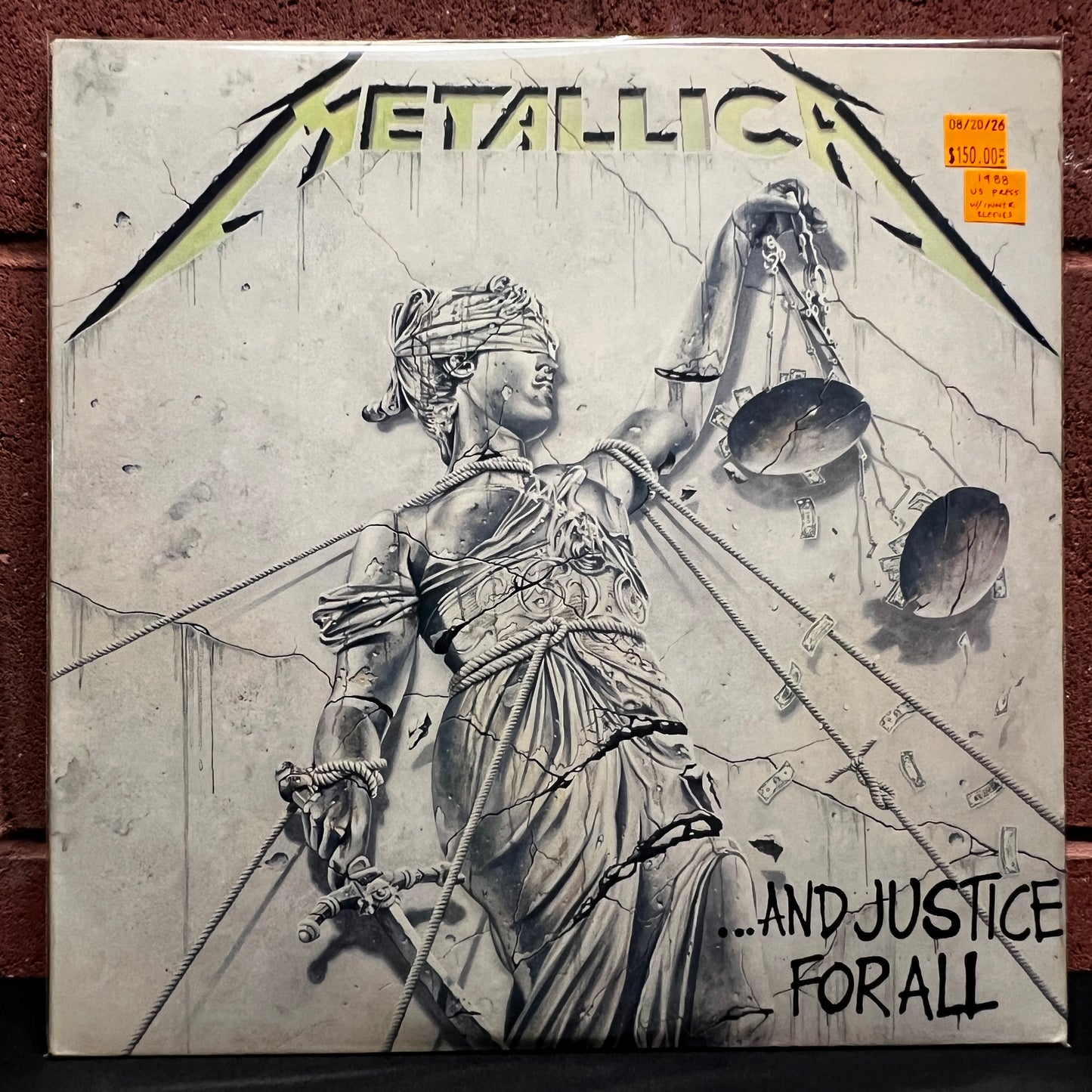 Used Vinyl: Metallica "...And Justice For All" 2xLP (1988 SRC Pressing)