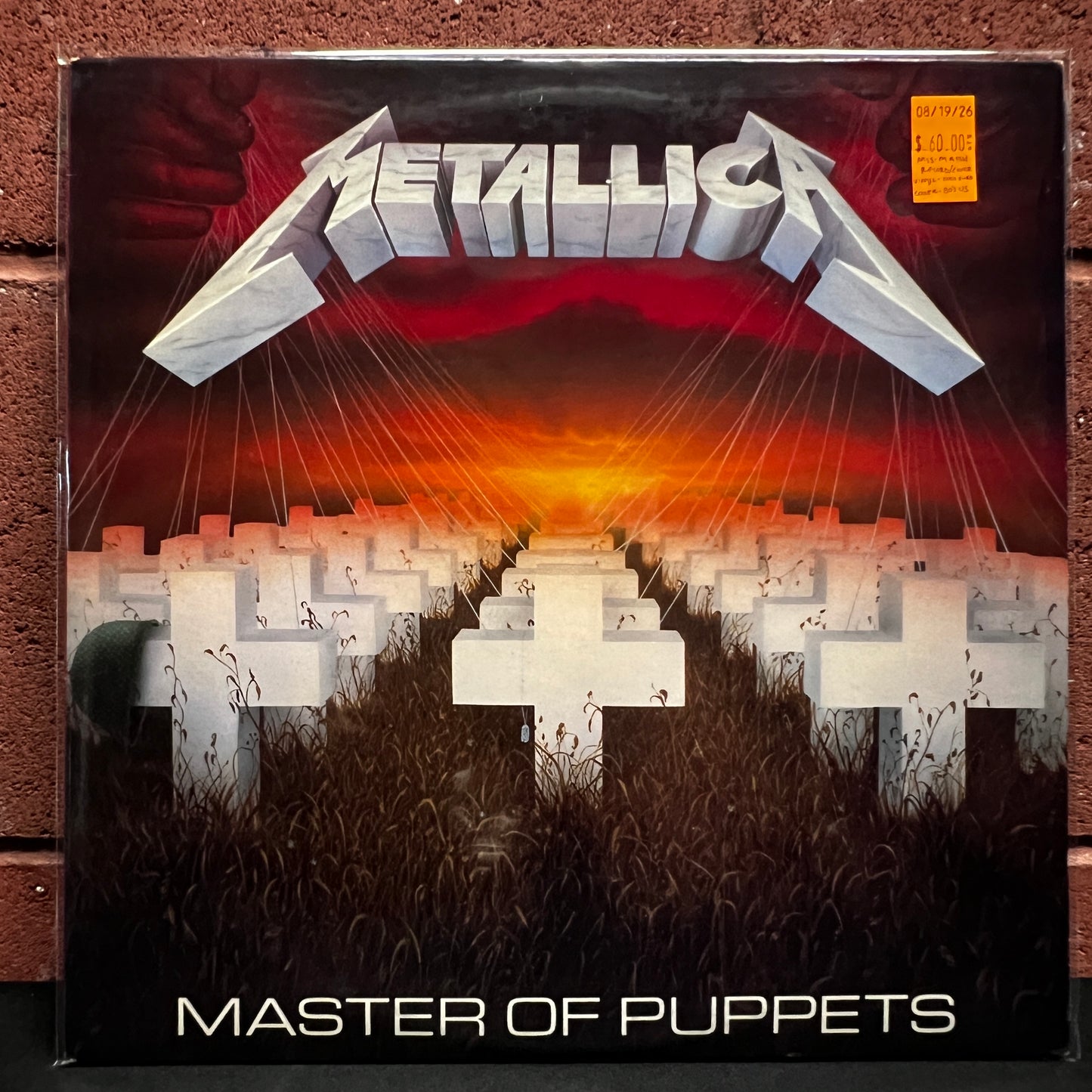 Used Vinyl: Metallica "Master of Puppets" LP (Mis-Matched Cover/Vinyl)