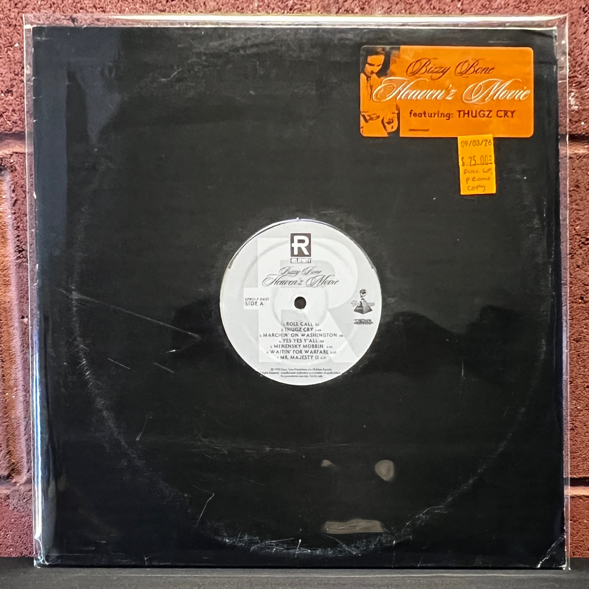 Used Vinyl: Bizzy Bone (Bone Thugs-n-Harmony) "Heaven'z Movie" LP (Promo)