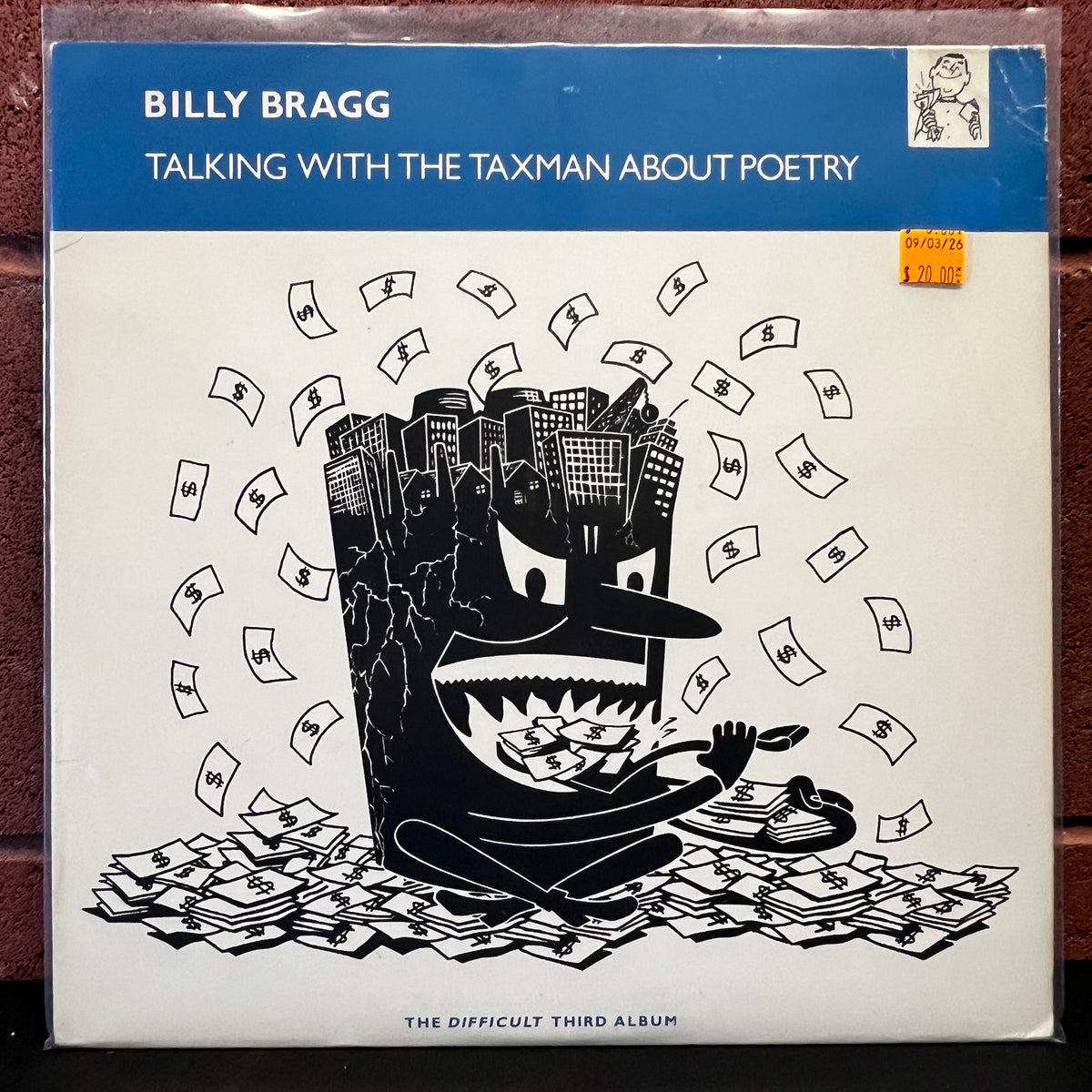 Used Vinyl: Billy Bragg "Talking With the Taxman About Poetry" LP