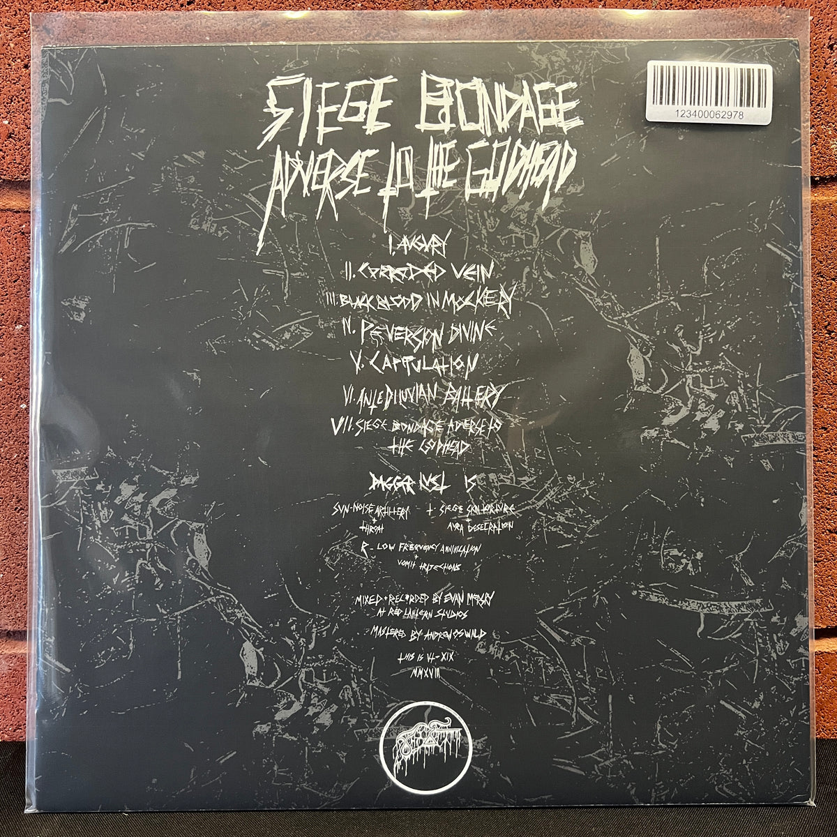 Used Vinyl: Dagger Lust "Siege Bondage Adverse to the Godhead" LP