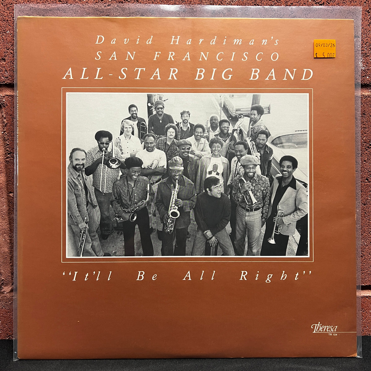 Used Vinyl: David Hardiman's San Francisco All-Star Big Band "It'll Be All Right" LP