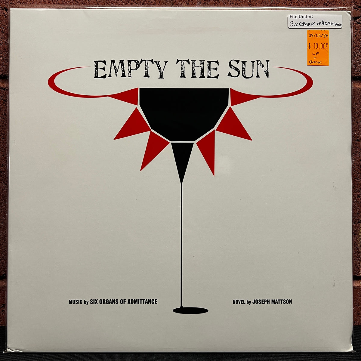 Used Vinyl: Six Organs of Admittance "Empty the Sun" LP + Book
