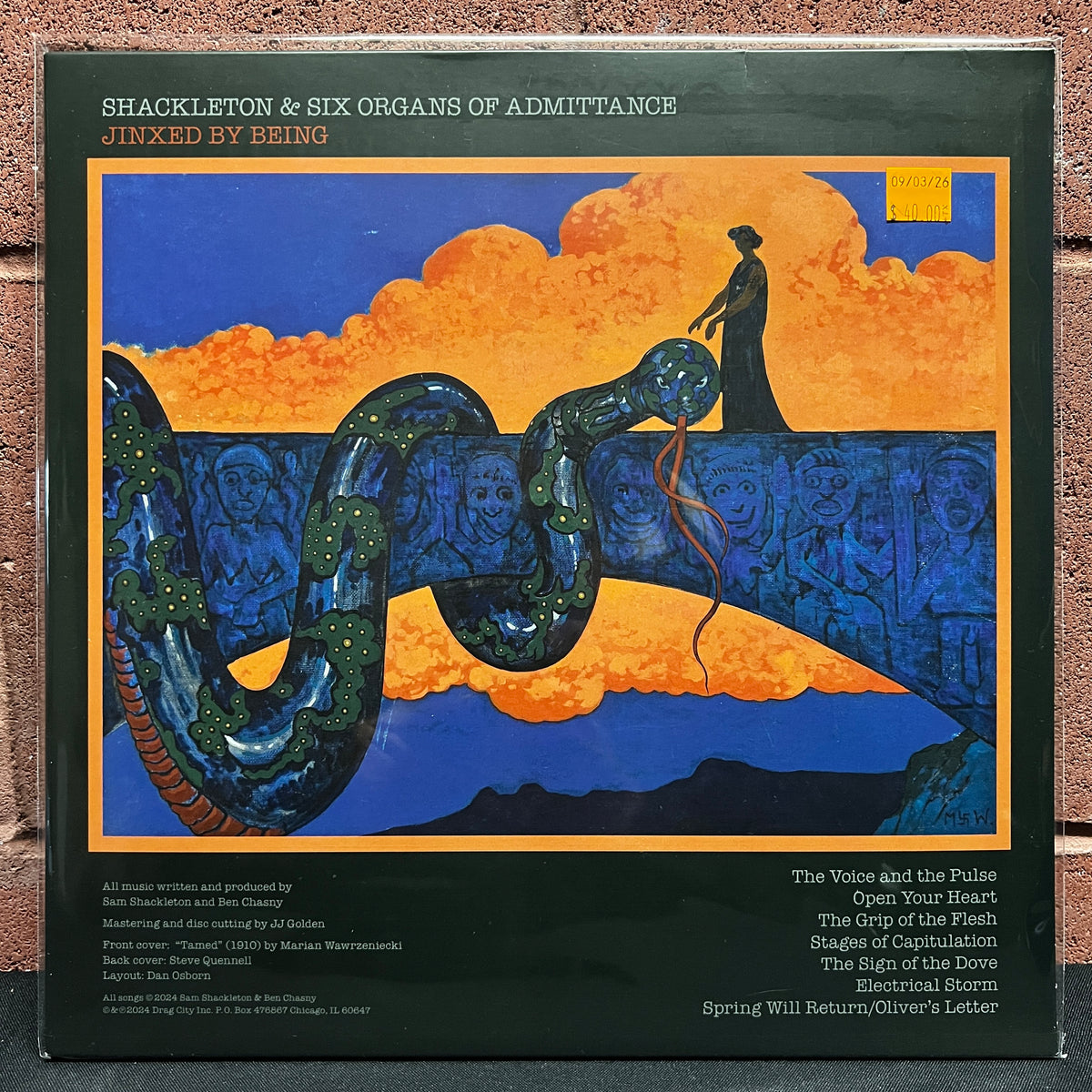Used Vinyl: Shackleton and Six Organs of Admittance "Jinxed By Being" 2xLP