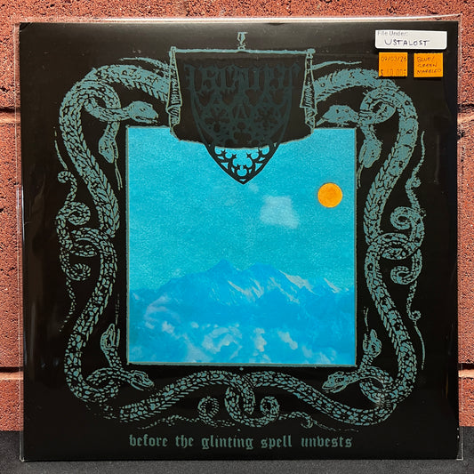 Used Vinyl: Ustalost "Before the Glinting Spell Unvests" LP (Blue/Green marbled vinyl)