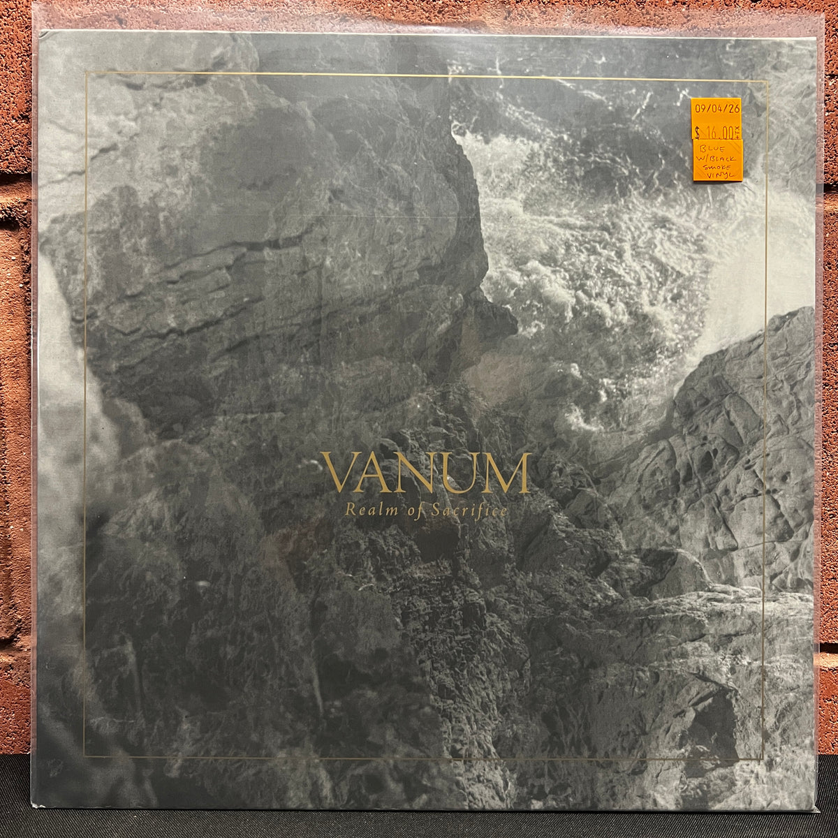 Used Vinyl: Vanum "Realm of Sacrifice" LP (Blue with Black Smoke vinyl)