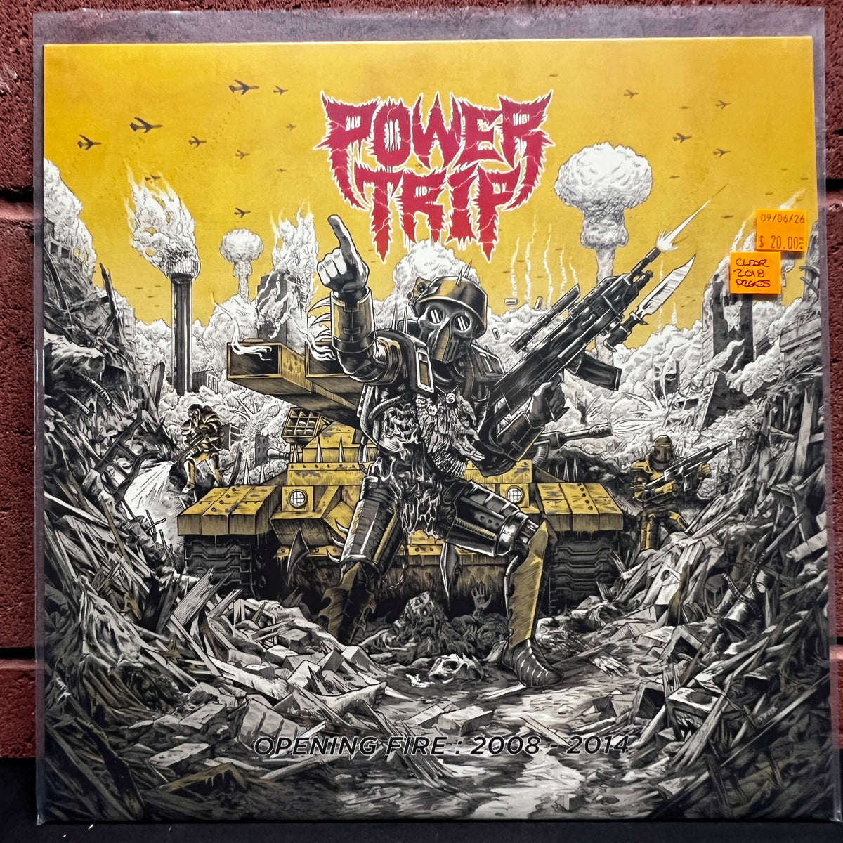 Used Vinyl: Power Trip "Opening Fire: 2008-2014" LP (2018 Press - Clear Vinyl)