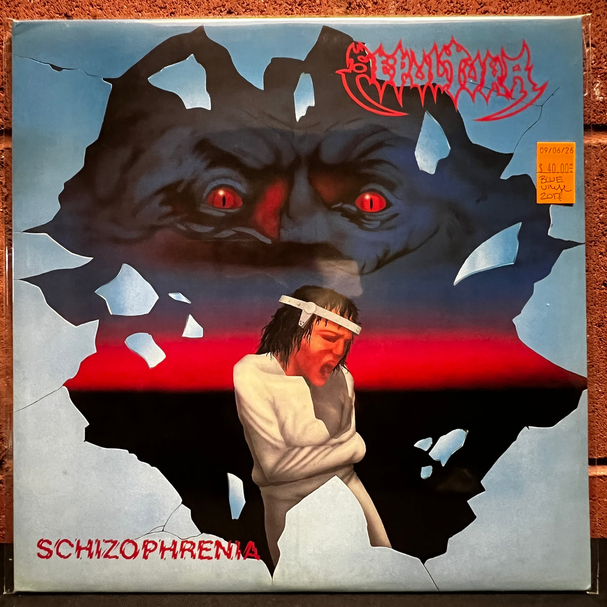 Used Vinyl: Sepultura "Schizophrenia" LP (2017 Press - Blue Vinyl)