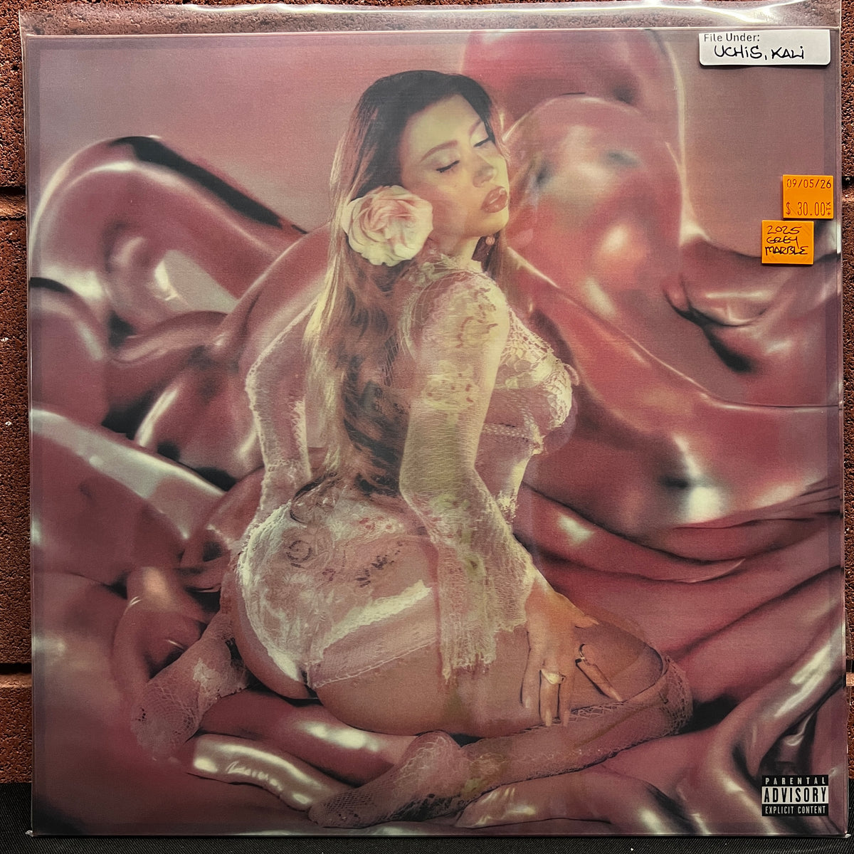 Used Vinyl: Kali Uchis "Sincerely," LP (2025 Press - Grey Marble Vinyl - Lenticular Sleeve)