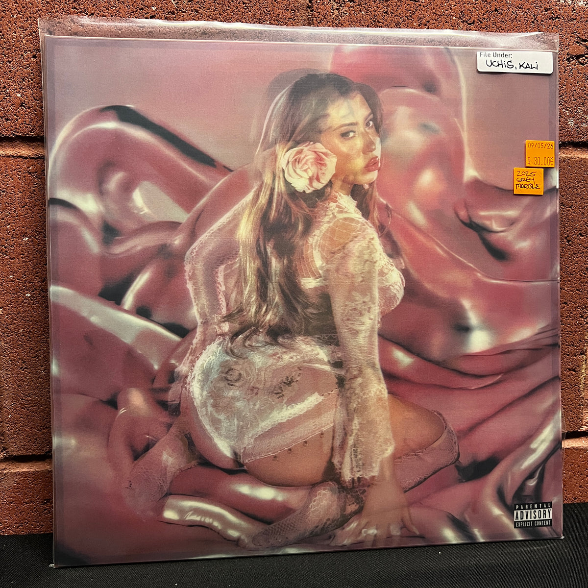 Used Vinyl: Kali Uchis "Sincerely," LP (2025 Press - Grey Marble Vinyl - Lenticular Sleeve)
