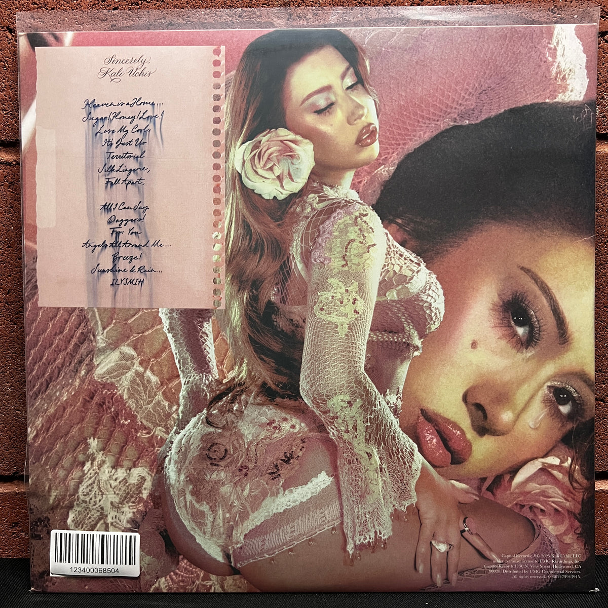 Used Vinyl: Kali Uchis "Sincerely," LP (2025 Press - Grey Marble Vinyl - Lenticular Sleeve)