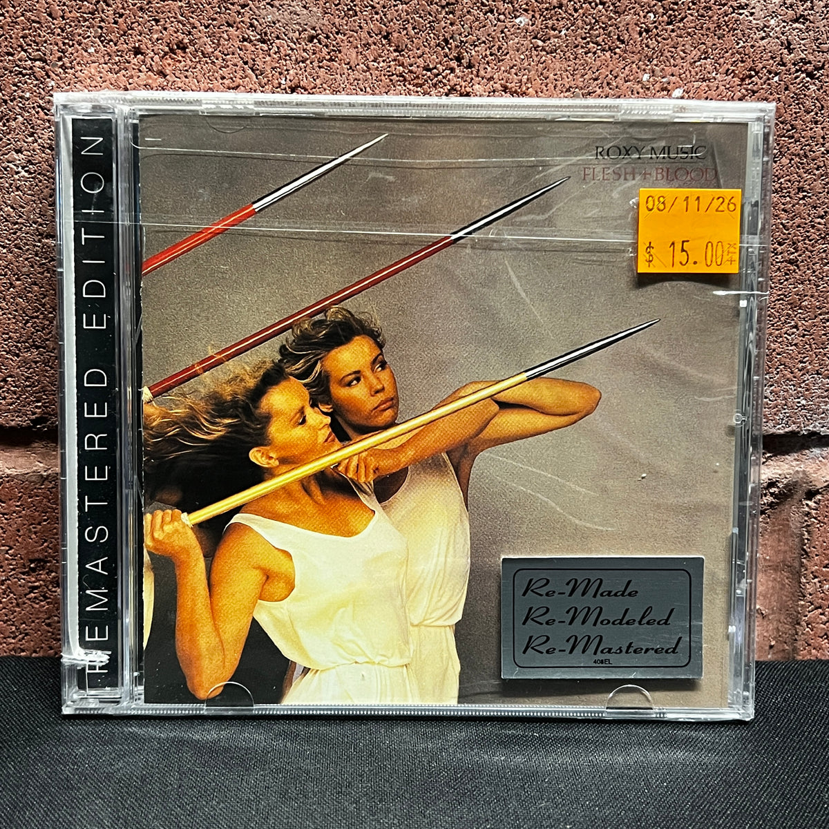 Used CD: Roxy Music "Flesh + Blood" CD (Sealed! 1999 US Reissue)
