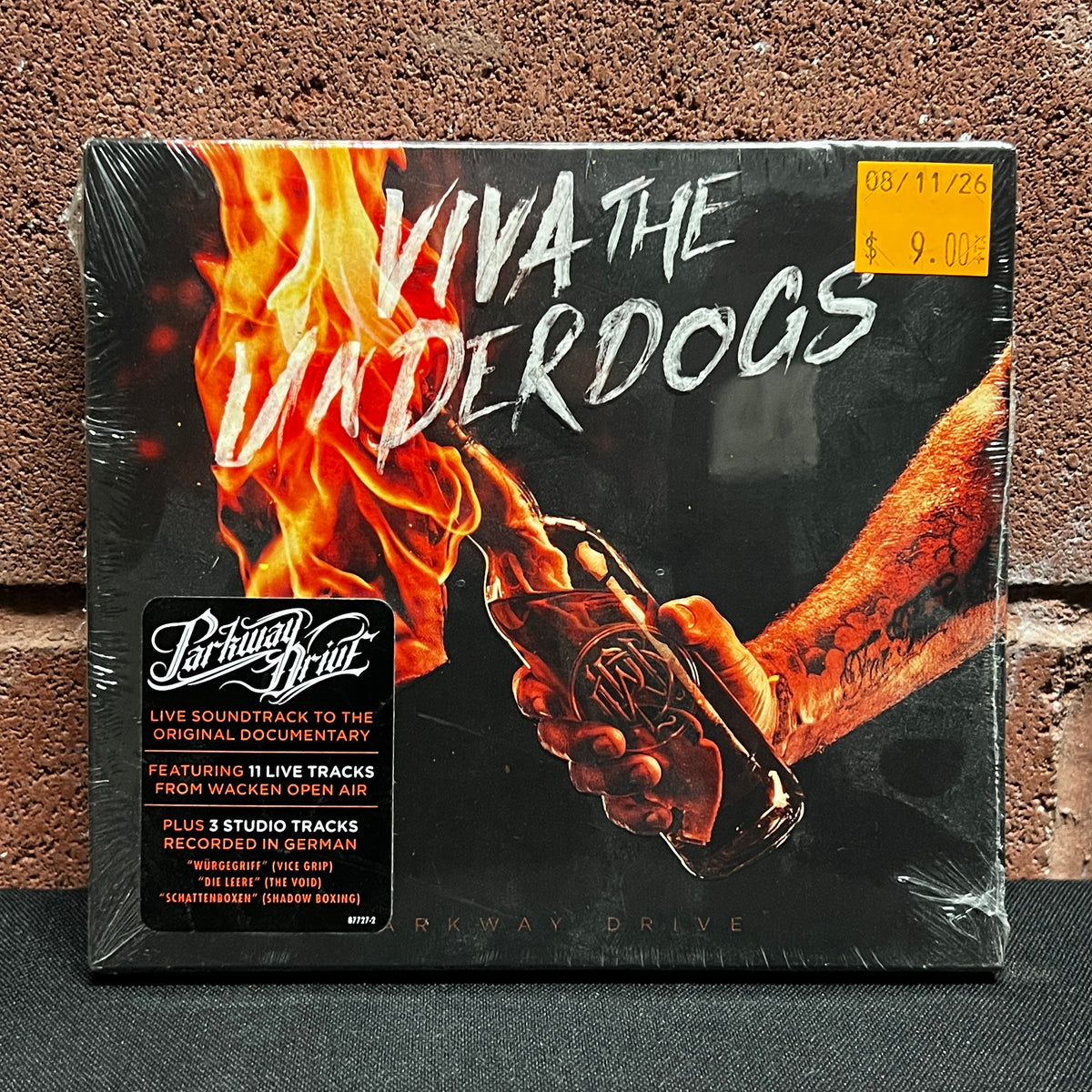Used CD: Parkway Drive "Viva The Underdogs" CD (Sealed! w/ Hype Sticker)
