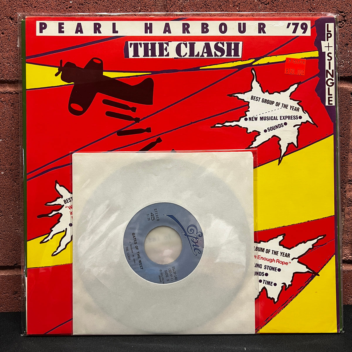 Used Vinyl: The Clash "S/T (Pearl Harbour)" LP + 7" (1979 Japanese Issue)