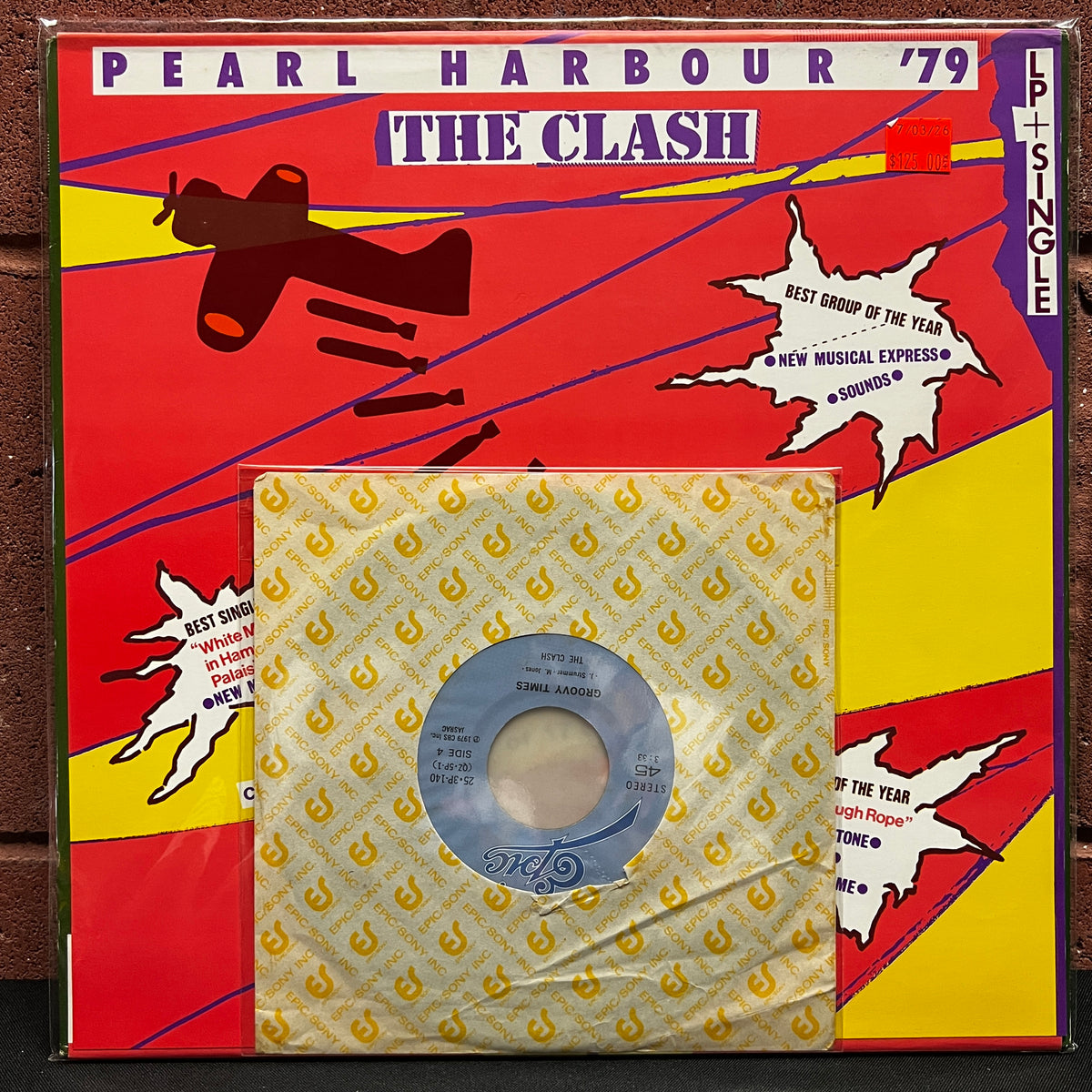 Used Vinyl: The Clash "S/T (Pearl Harbour)" LP + 7" (1979 Japanese Issue)