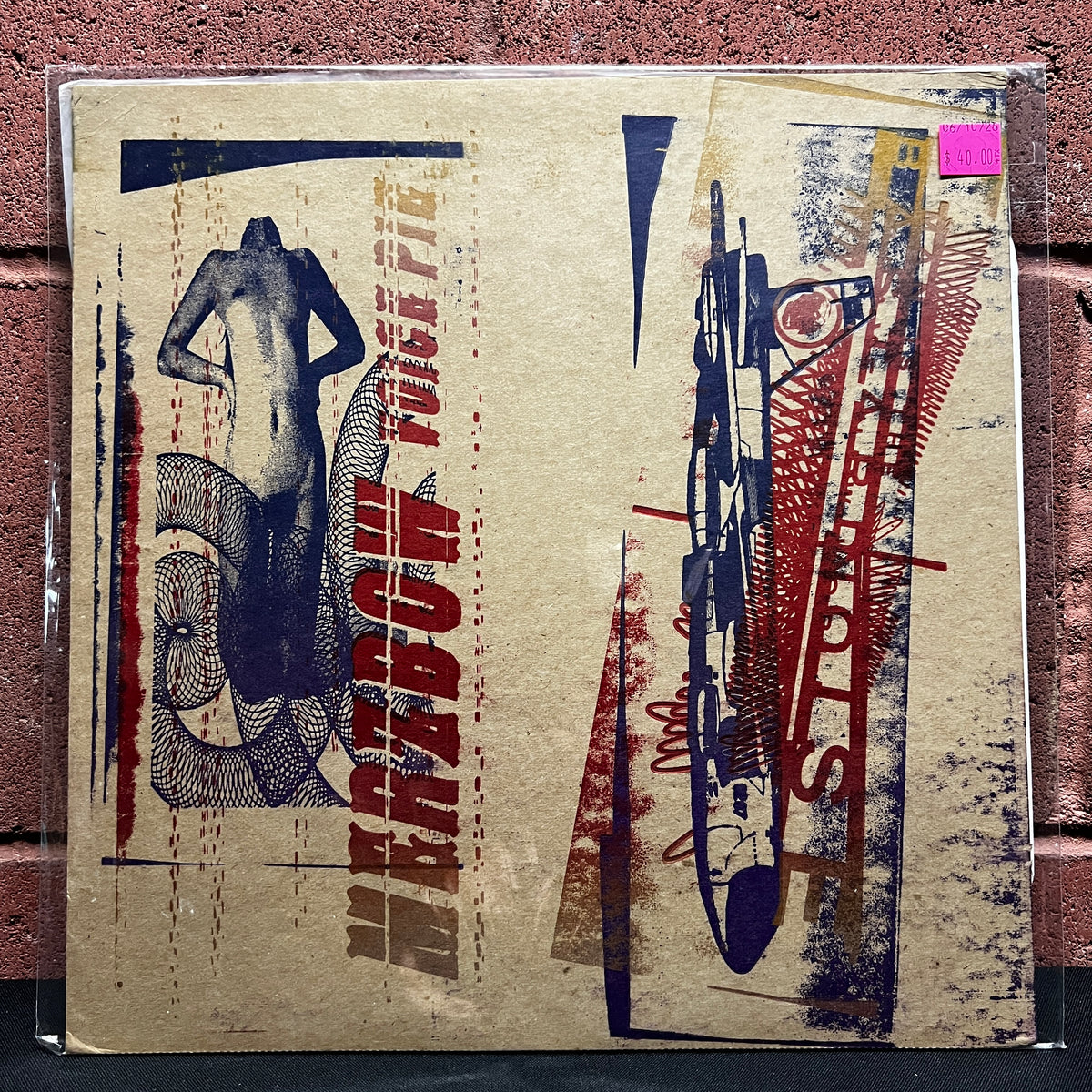Used Vinyl: Merzbow / Bastard Noise "Voice Pie / Man Is The Bastard Noise" LP (1996 US Press)