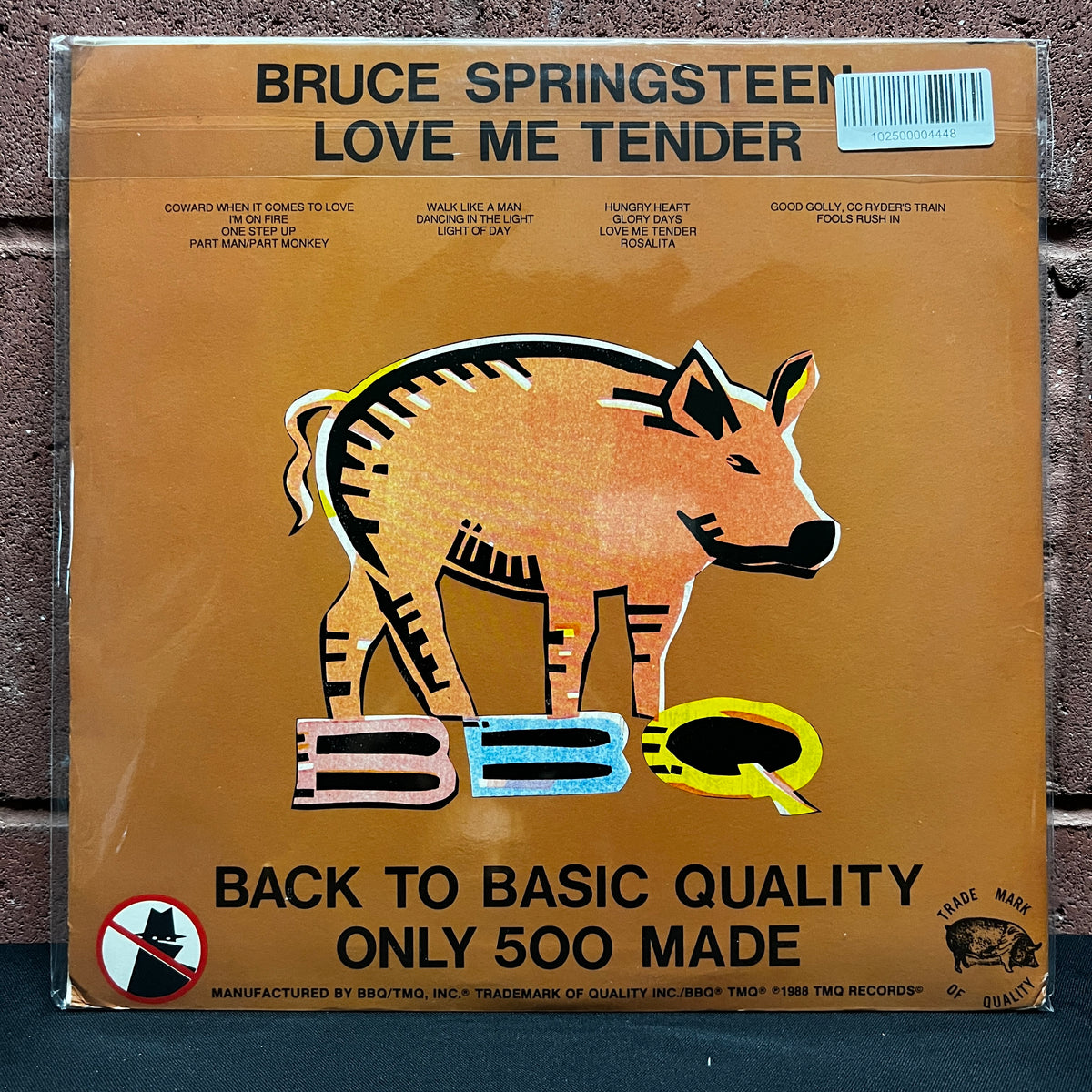 Used Vinyl: Bruce Springsteen "Love Me Tender" LP (1988 TMOQ/BBQ Press)