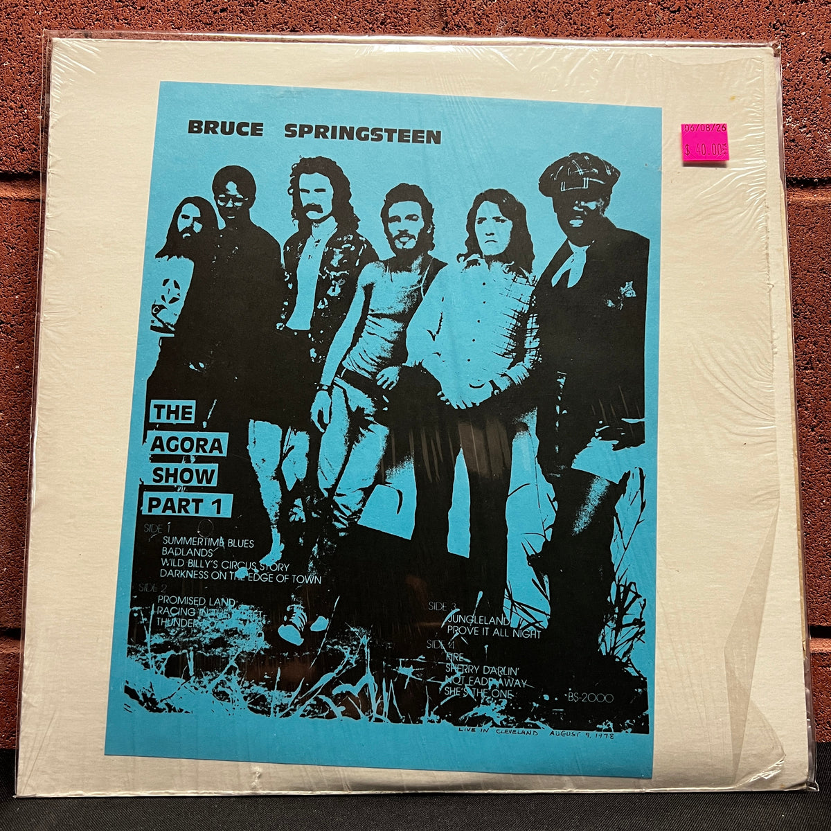 Used Vinyl: Bruce Springsteen "The Agora Show Part 1" 2xLP (Raring Records Press In shrink!)