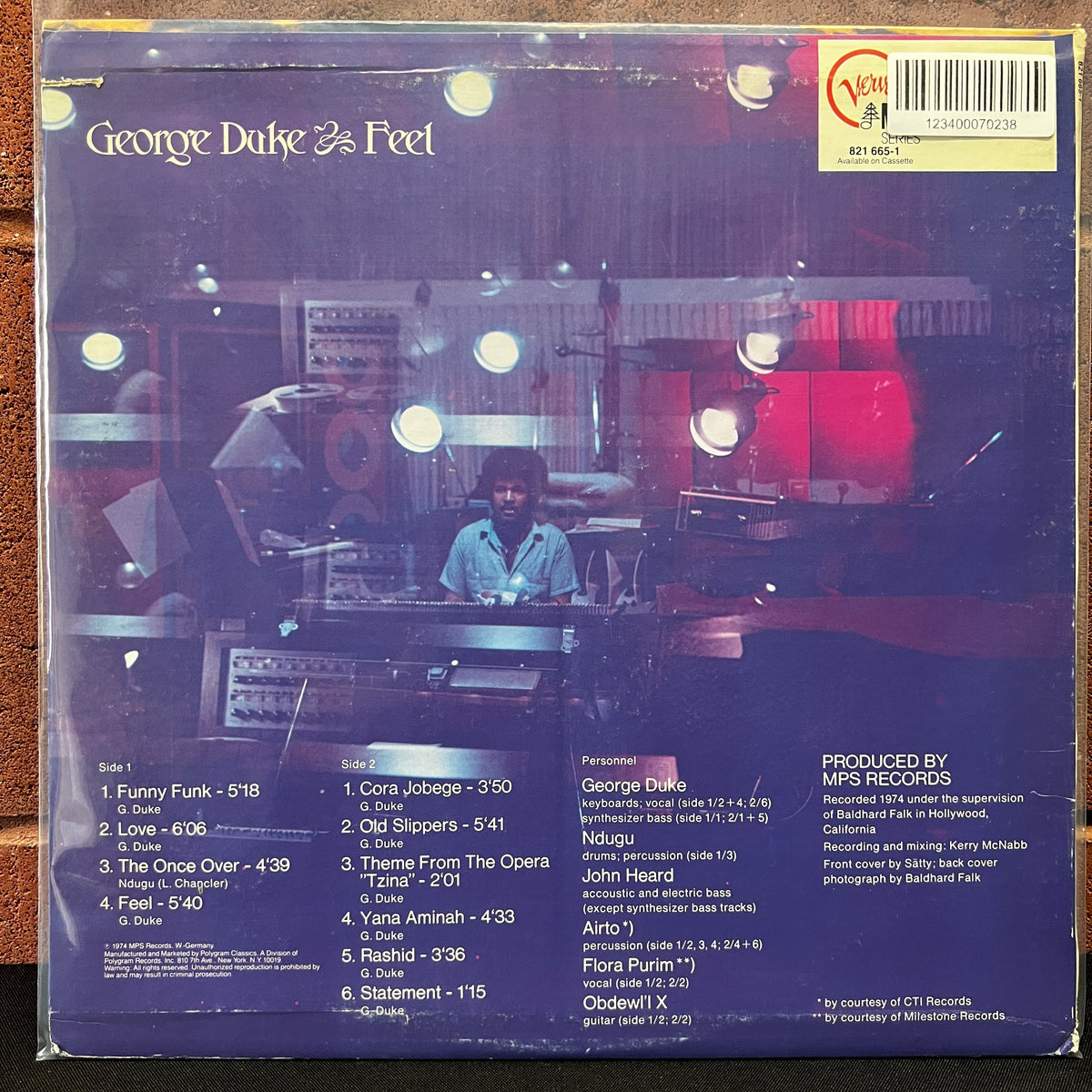 Used Vinyl: George Duke ‎"Feel" LP (1984 Press)
