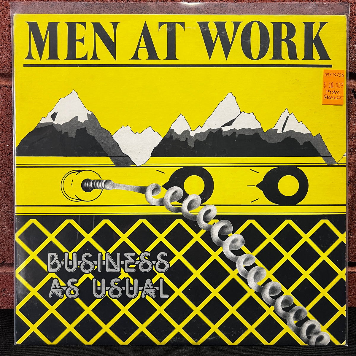 Used Vinyl: Men At Work "Business As Usual" LP (1982 Press)