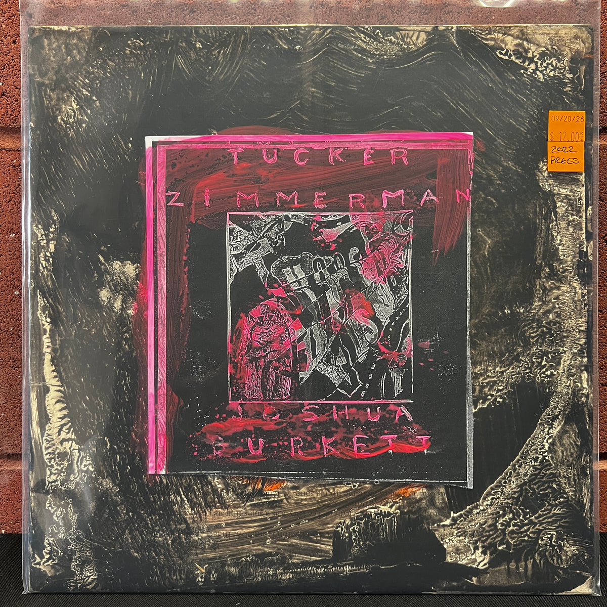 Used Vinyl: Tucker Zimmerman & Joshua Burkett "Tunnel Visions" LP (2022 Press - Hand Painted Sleeve)