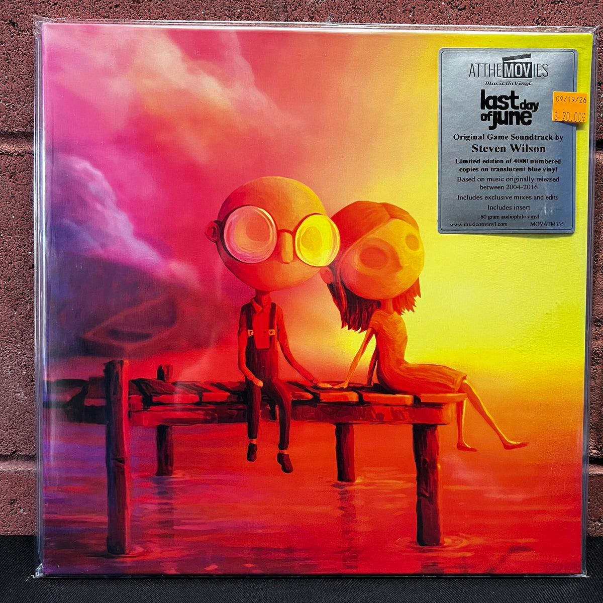 Used Vinyl: Steven Wilson ‎"Last Day Of June (Original Soundtrack)" LP (2021 Press - Blue Vinyl)