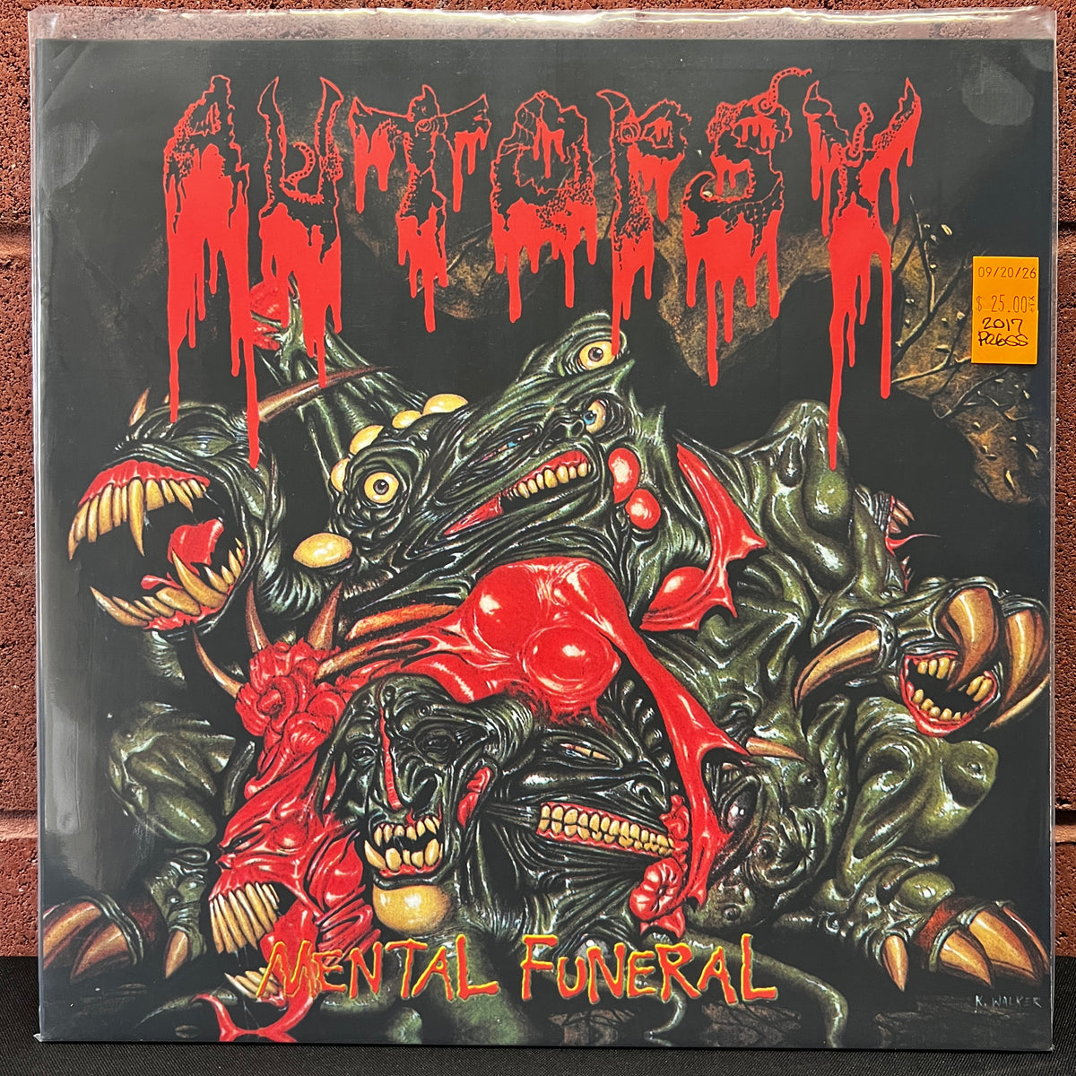 Used Vinyl: Autopsy "Mental Funeral" LP (2017 Press)