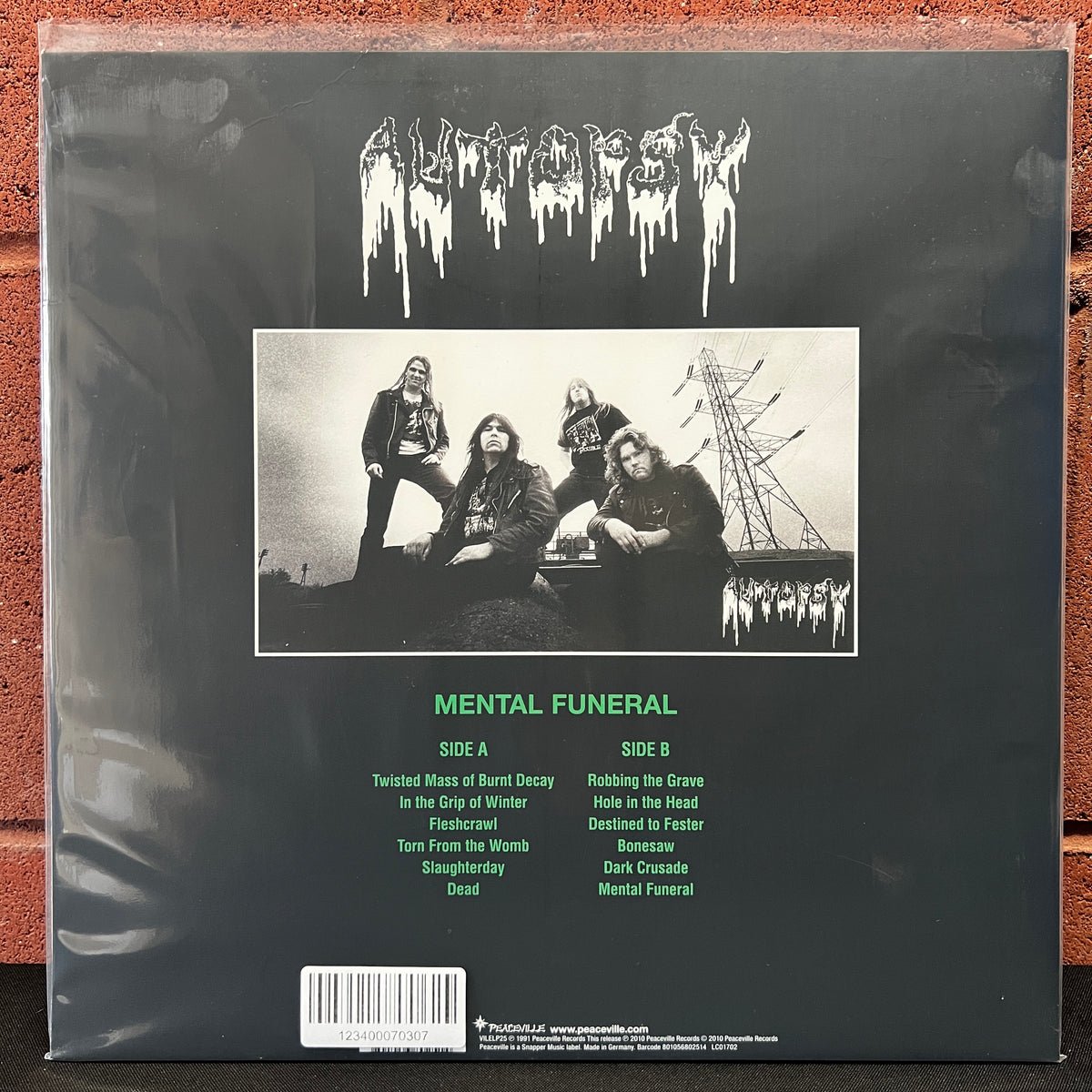 Used Vinyl: Autopsy "Mental Funeral" LP (2017 Press)