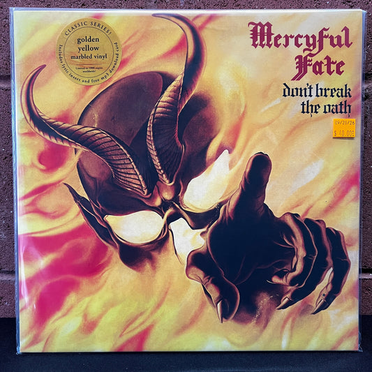 Used Vinyl: Mercyful Fate "Don't Break The Oath" LP (2020 Press - Yellow Marbled Vinyl)
