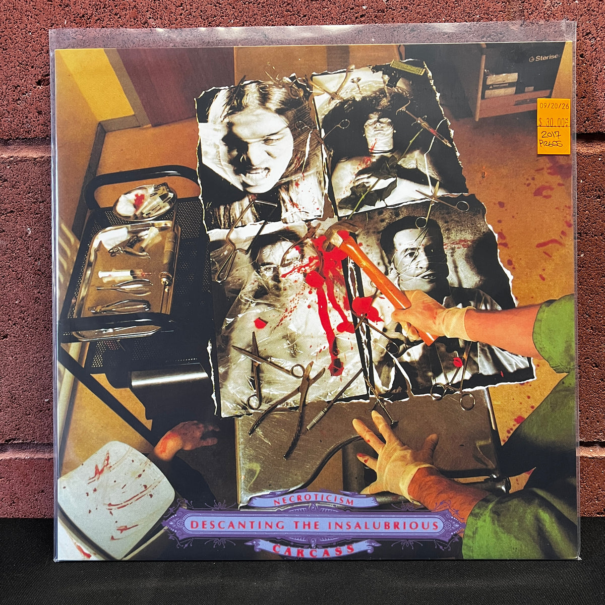 Used Vinyl: Carcass "Necroticism - Descanting The Insalubrious" LP (2017 Press)