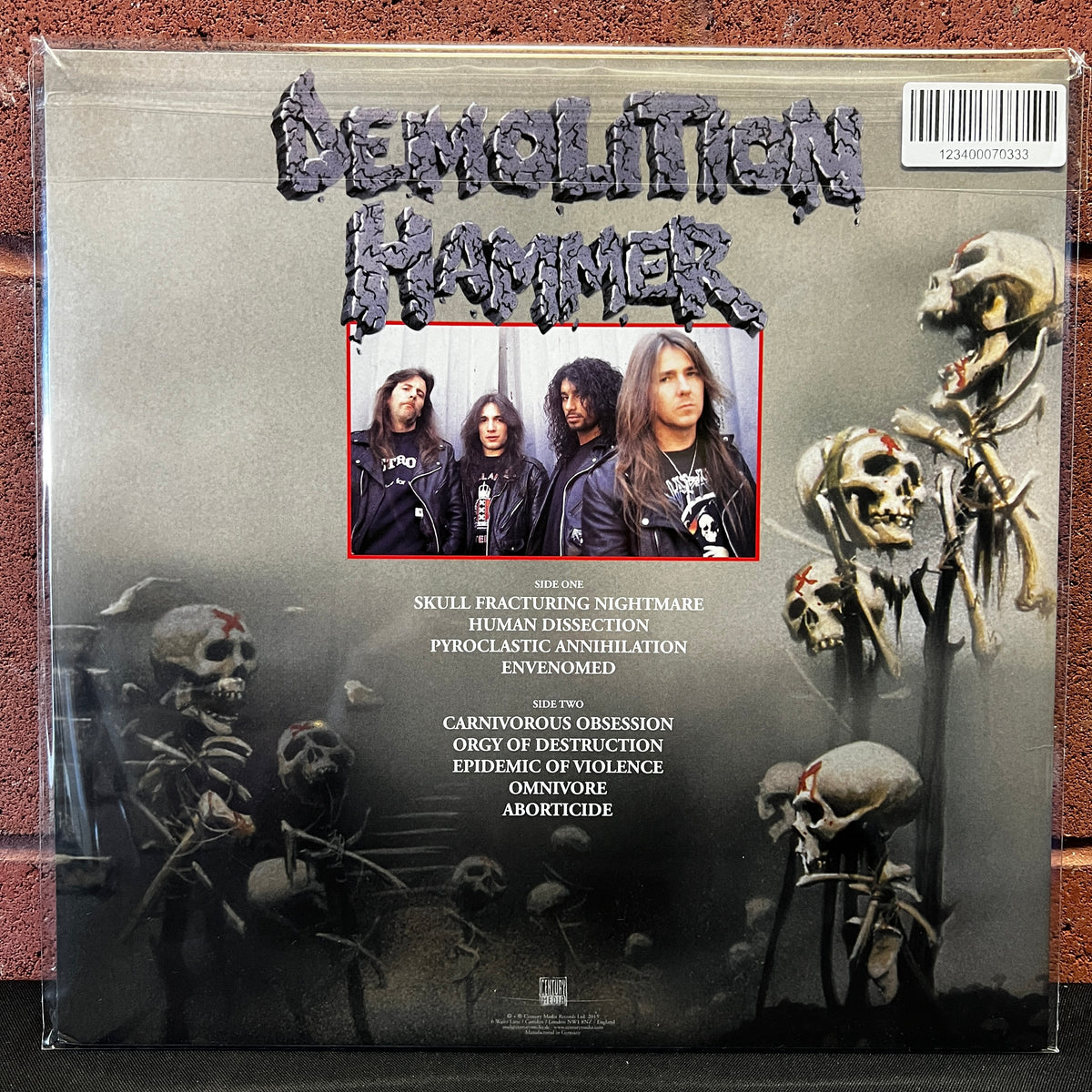Used Vinyl: Demolition Hammer ‎"Epidemic Of Violence" LP (2015 Press)