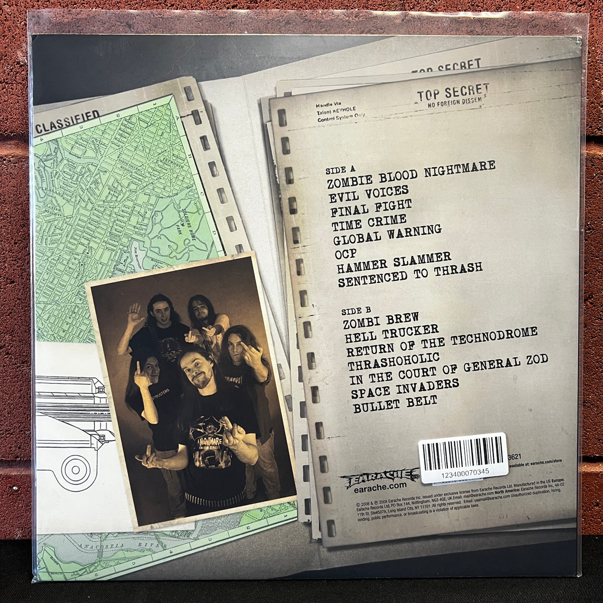 Used Vinyl: Gama Bomb ‎"Citizen Brain" LP (2008 Press)