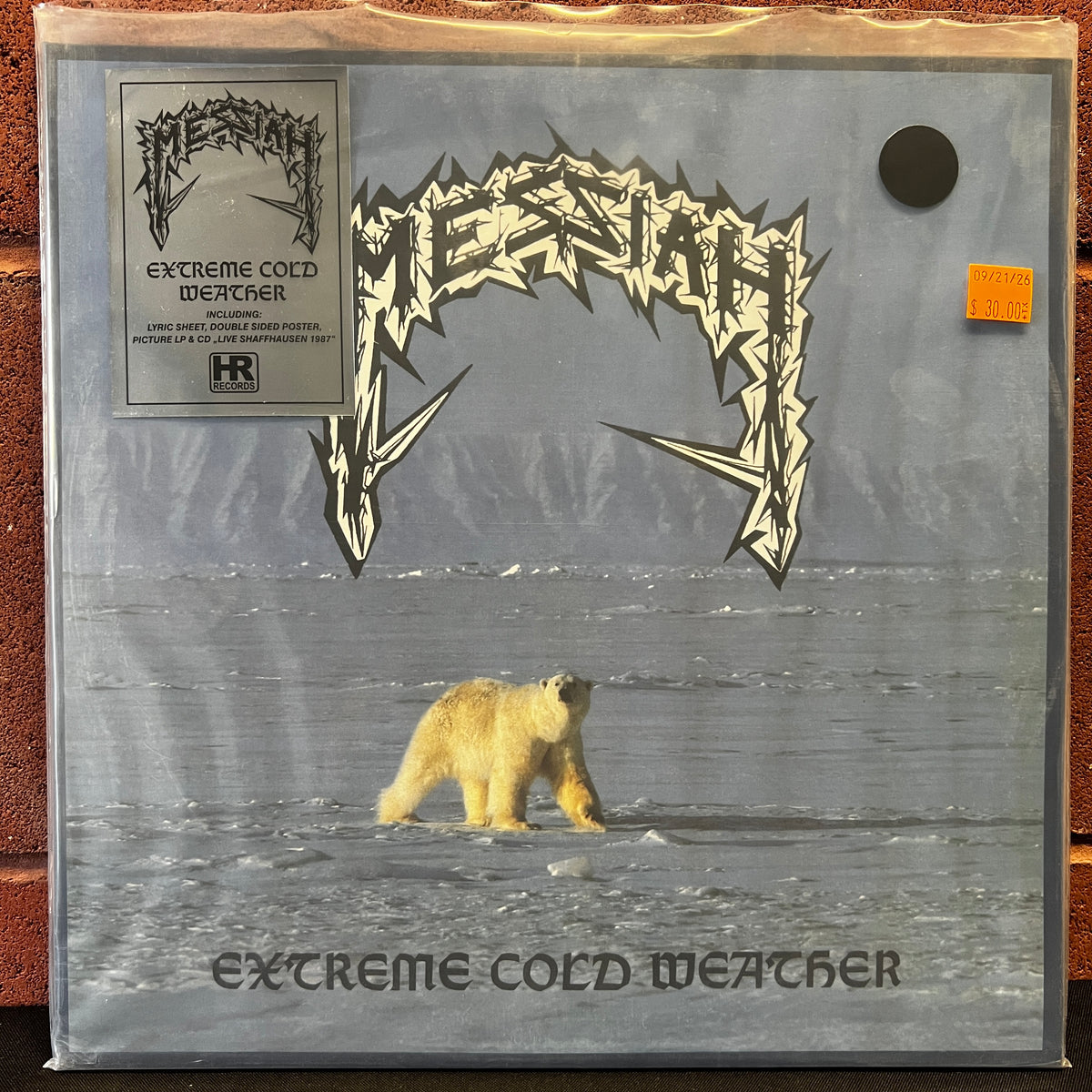 Used Vinyl: Messiah "Extreme Cold Weather" 2xLP (2018 Press - 1 Black LP/1 Picture Disc)