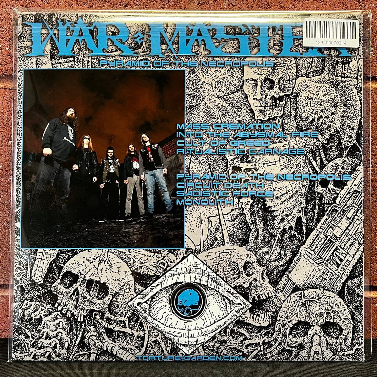 Used Vinyl: War Master "Pyramid Of The Necropolis" LP (2011 Press - Red/Pink Split Vinyl)