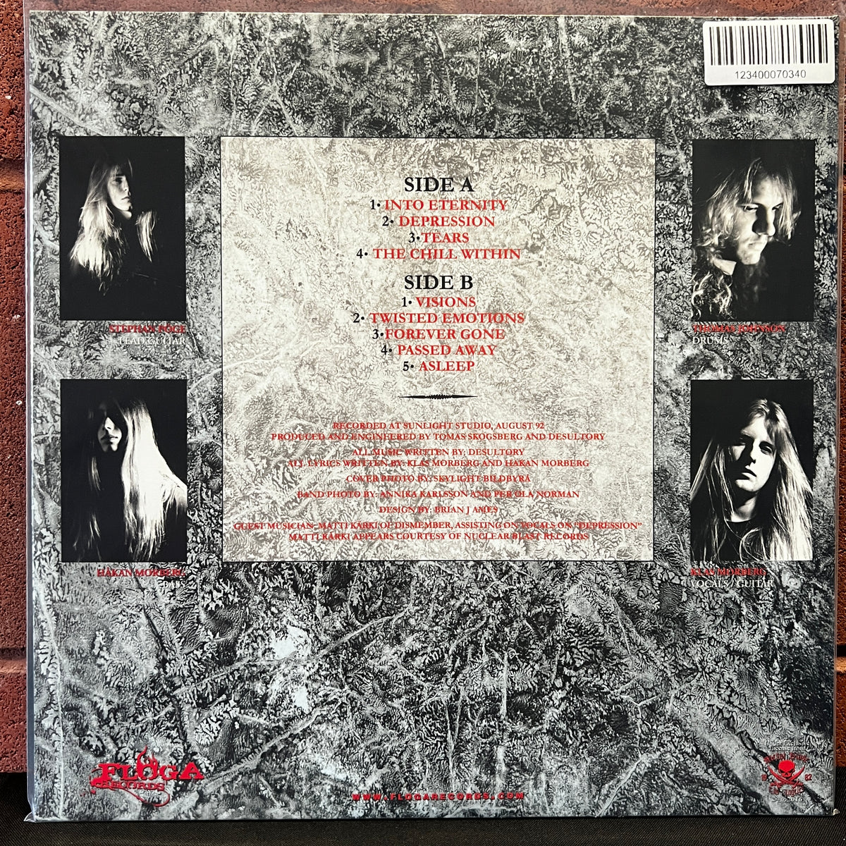 Used Vinyl: Desultory "Into Eternity" LP