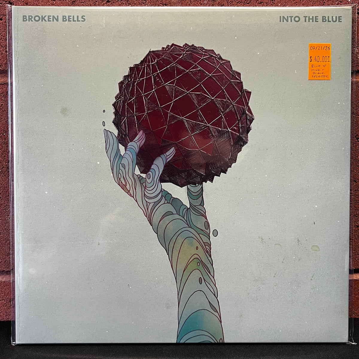 Used Vinyl: Broken Bells "Into the Blue" LP (Blue with Pink and Black Splatter vinyl)