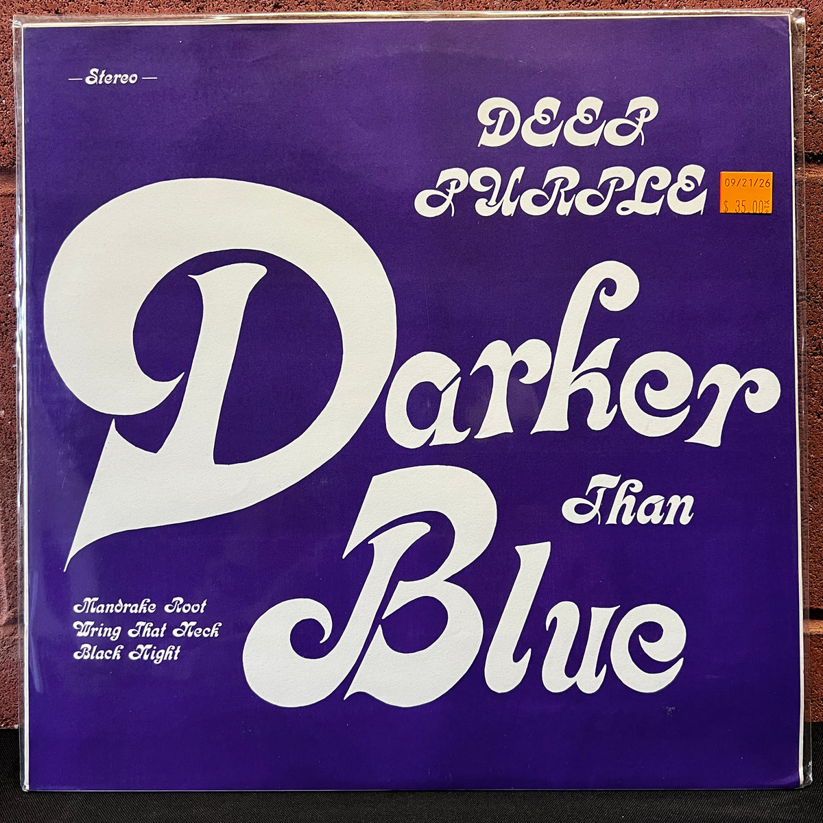 Used Vinyl: Deep Purple "Darker Than Blue (Live 10.07.1970 Aachen Reichstadion)" LP (1970 German Press)