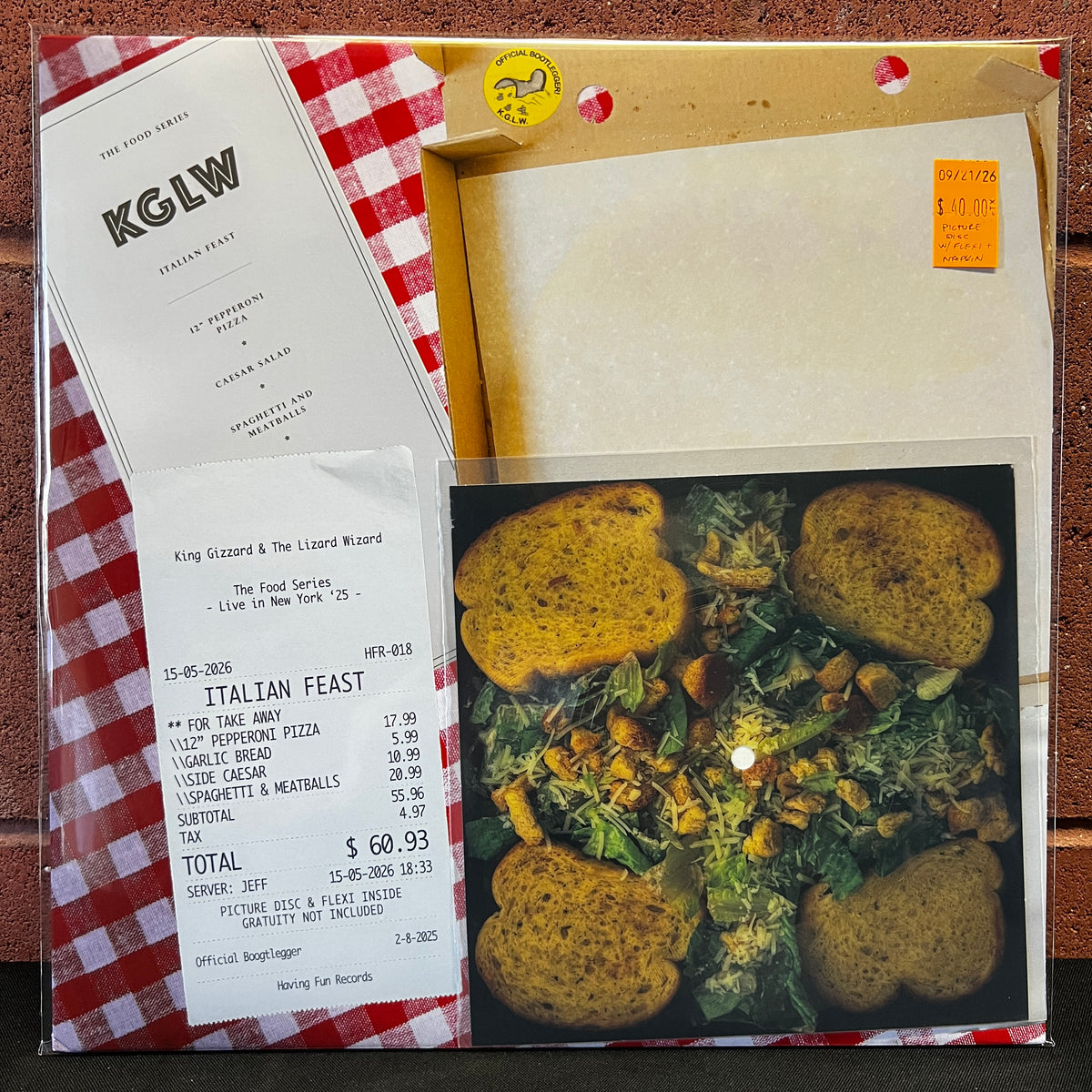 Used Vinyl: King Gizzard and the Lizard Wizard "Italian Feast" LP + Flexi (Picture Disc)