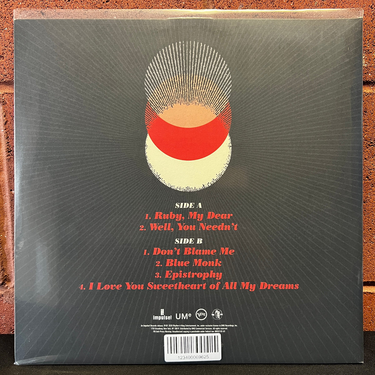 Used Vinyl: Thelonious Monk "Palo Alto" LP (2020's pressing)