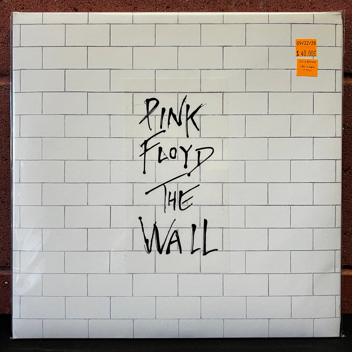 Used Vinyl: Pink Floyd "The Wall" 2xLP (2016 Reissue, 180 Gram vinyl)