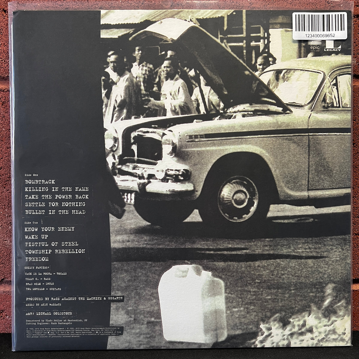 Used Vinyl: Rage Against The Machine "Rage Against The Machine" LP (2010's reissue)