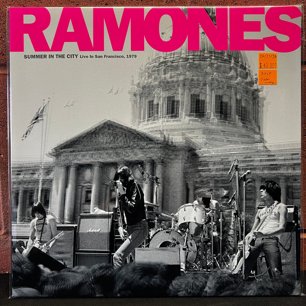 Used Vinyl: Ramones "Summer in the City - Live in San Francisco, 1979" 2xLP (Pink vinyl)