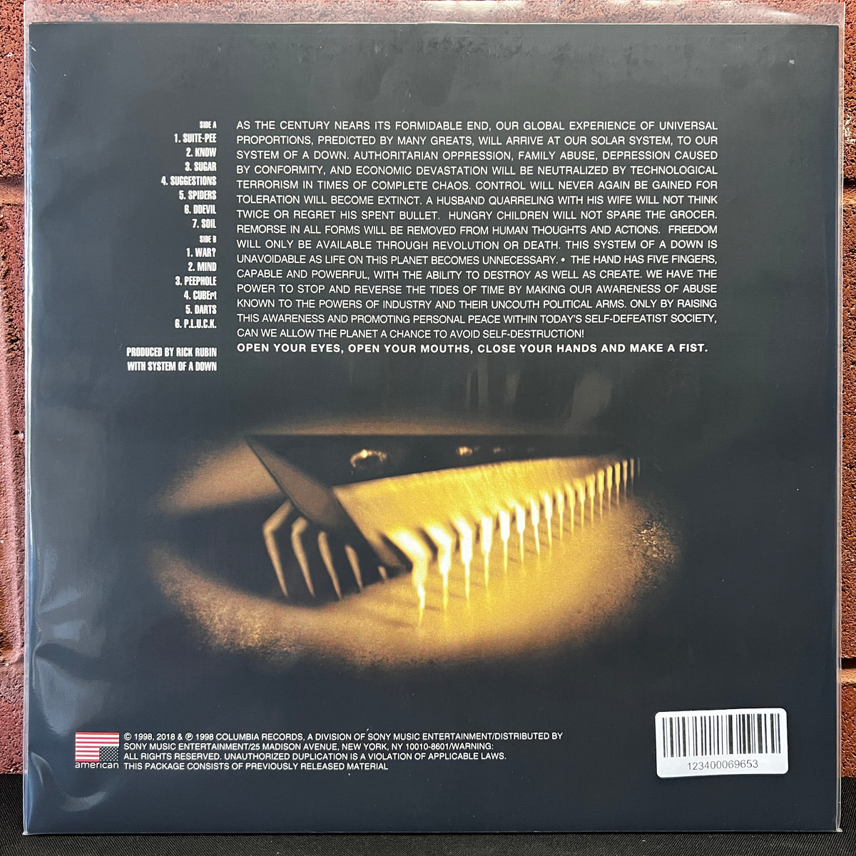 Used Vinyl: System of a Down "System of a Down" LP (2018 Reissue)