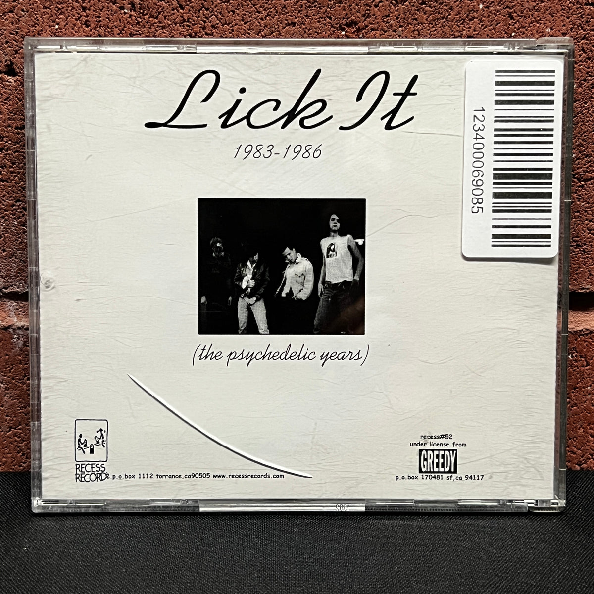 Used CD: Dwarves "Lick It (The Psychedelic Years) 1983-1986" CD