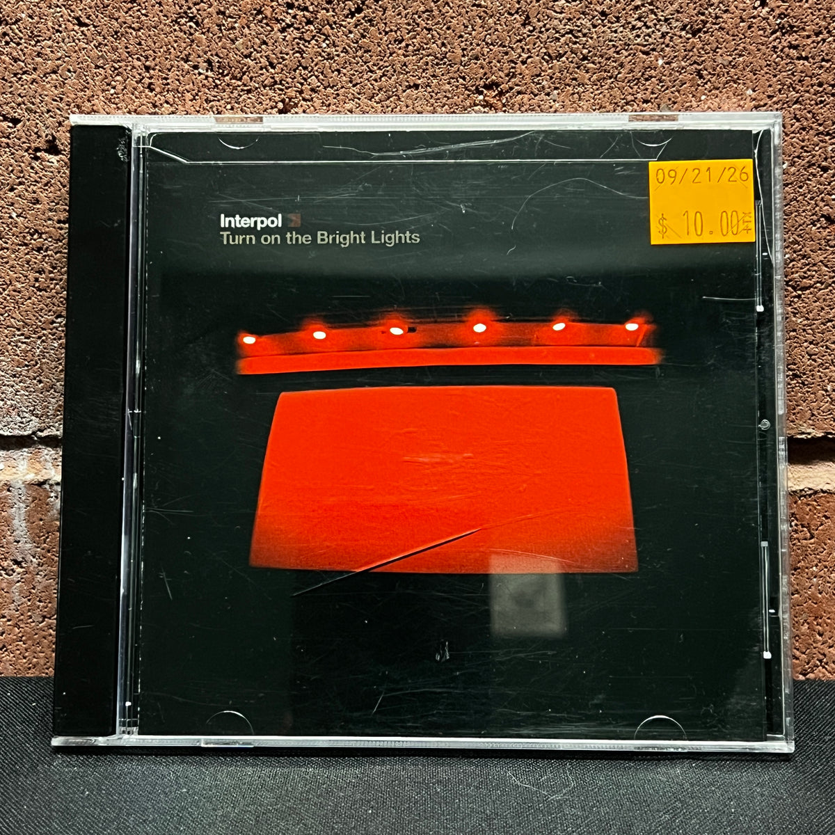 Used CD: Interpol "Turn On The Bright Lights" CD