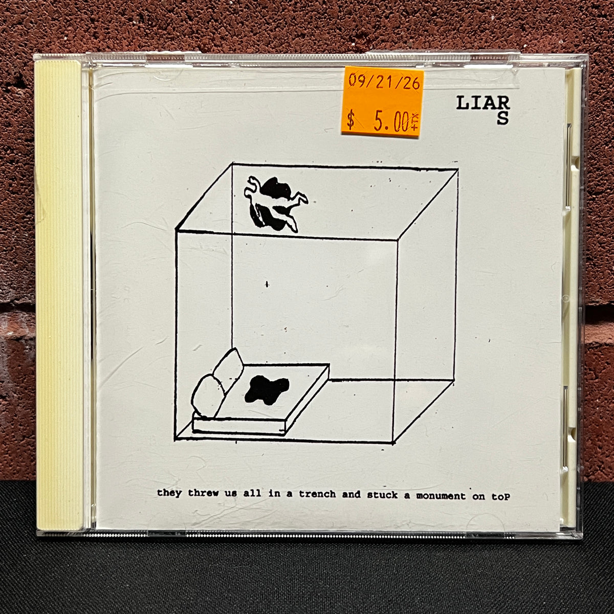 Used CD: Liars "They Threw Us All In A Trench And Stuck A Monument On Top" CD