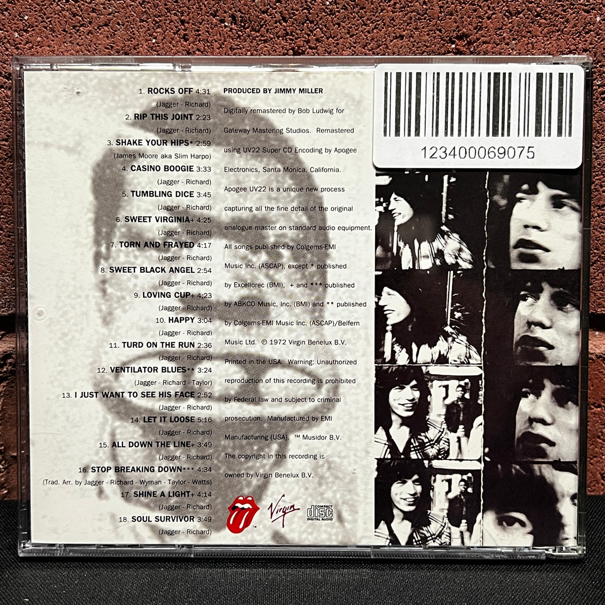 Used CD: Rolling Stones "Exile On Main St." CD