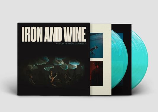 Iron & Wine "Who Can See Forever Soundtrack" 2xLP (Turquoise Vinyl)