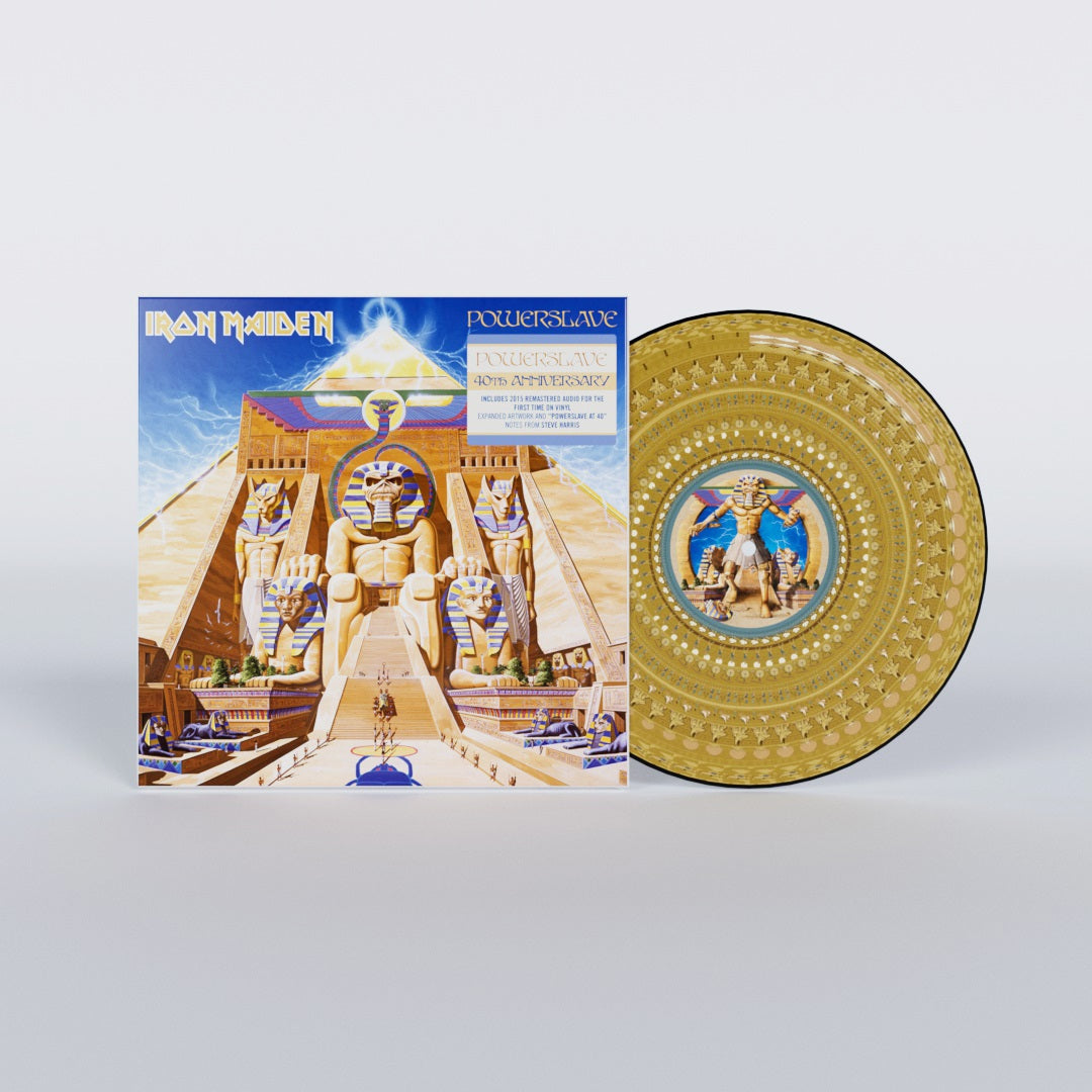 PRE-ORDER: Iron Maiden "Powerslave (40th Anniversary Edition)" LP (zoetrope vinyl)