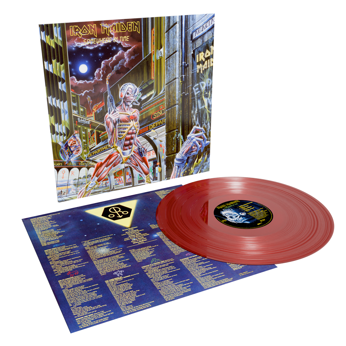 PRE-ORDER: Iron Maiden "Somewhere In Time (40th Anniversary)" LP (Oxblood Vinyl)